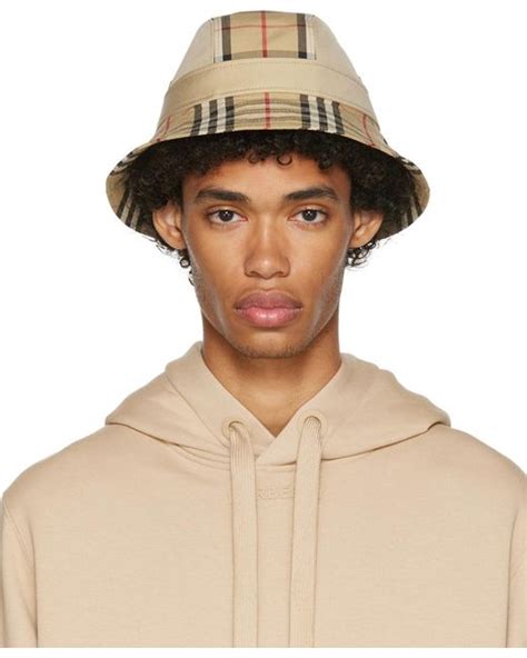 bucket hat burberry|burberry bucket hats for men.